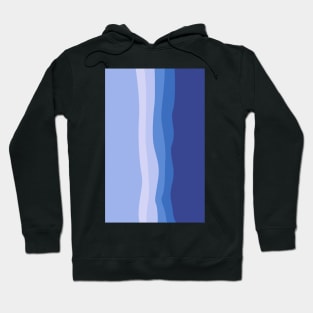 Blue purple stripes patterns Hoodie